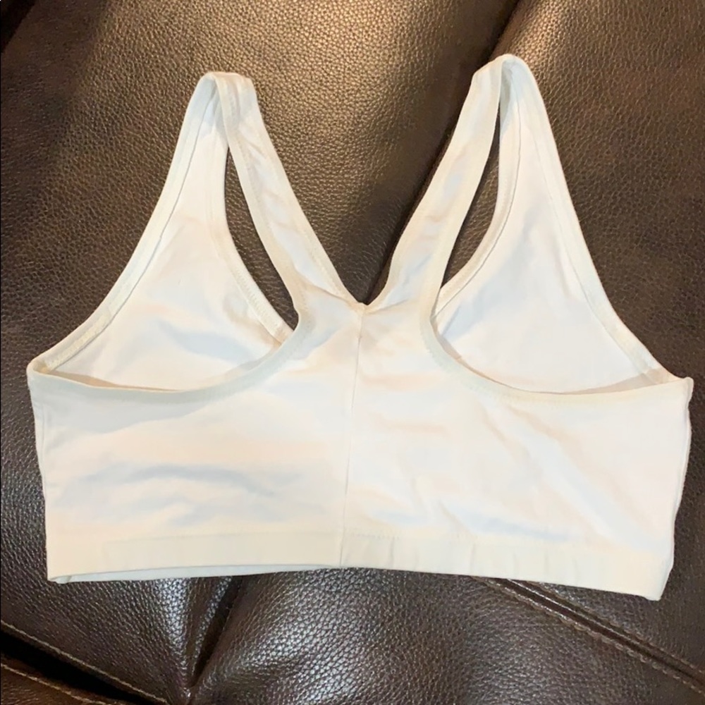 NWOT white sports bra - Picture 2 of 3